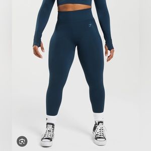 GYMSHARK FLEX HIGH WAISTED LEGGINGS- NAVY